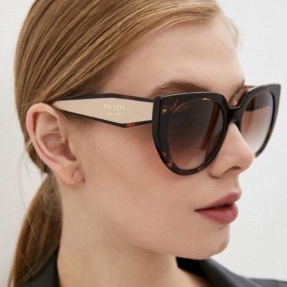 Prada Caramel Tortoise/Brown Gradient - Picture 3 of 3